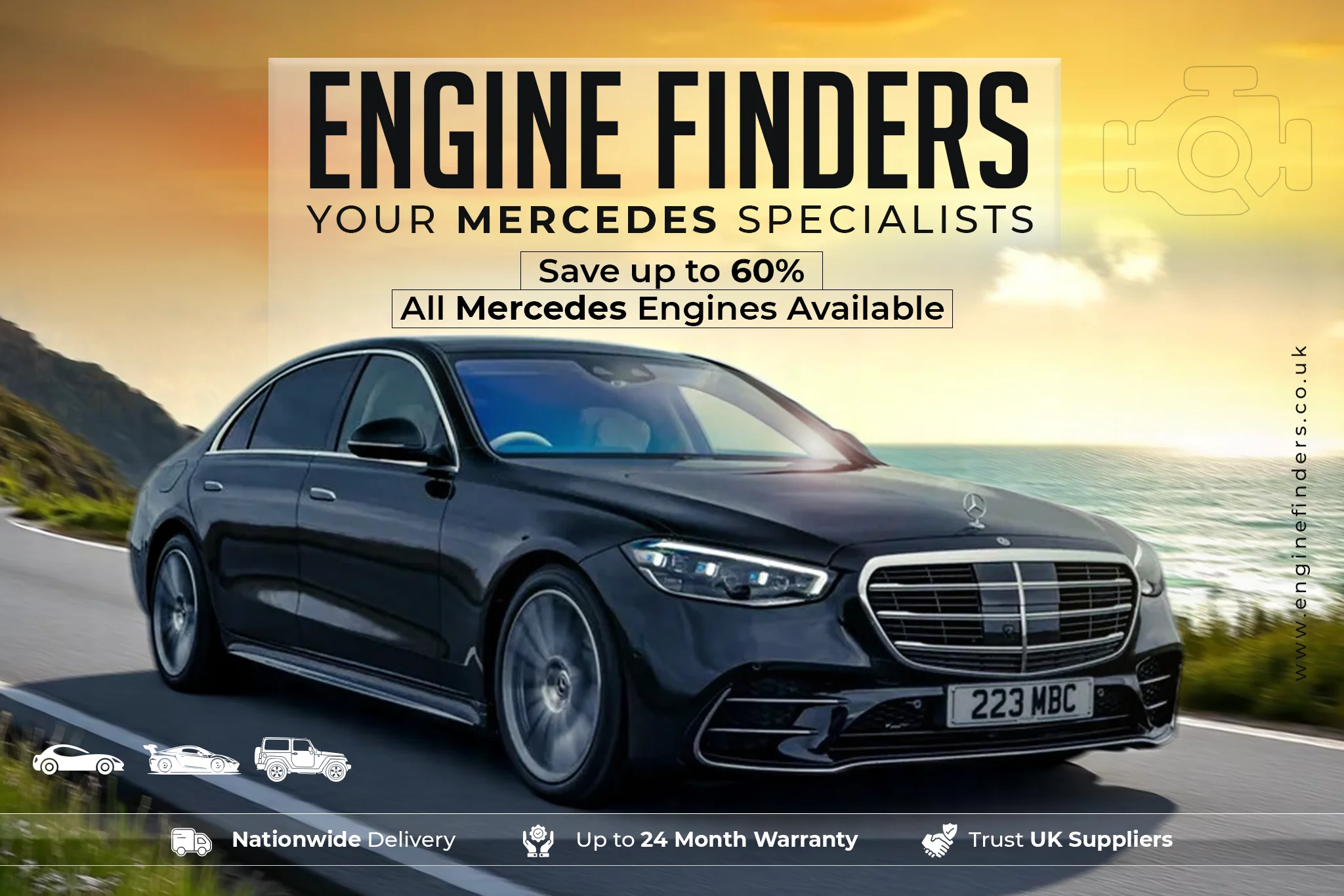 Mercedes-Benz engine replacement specialists | Engine Finders