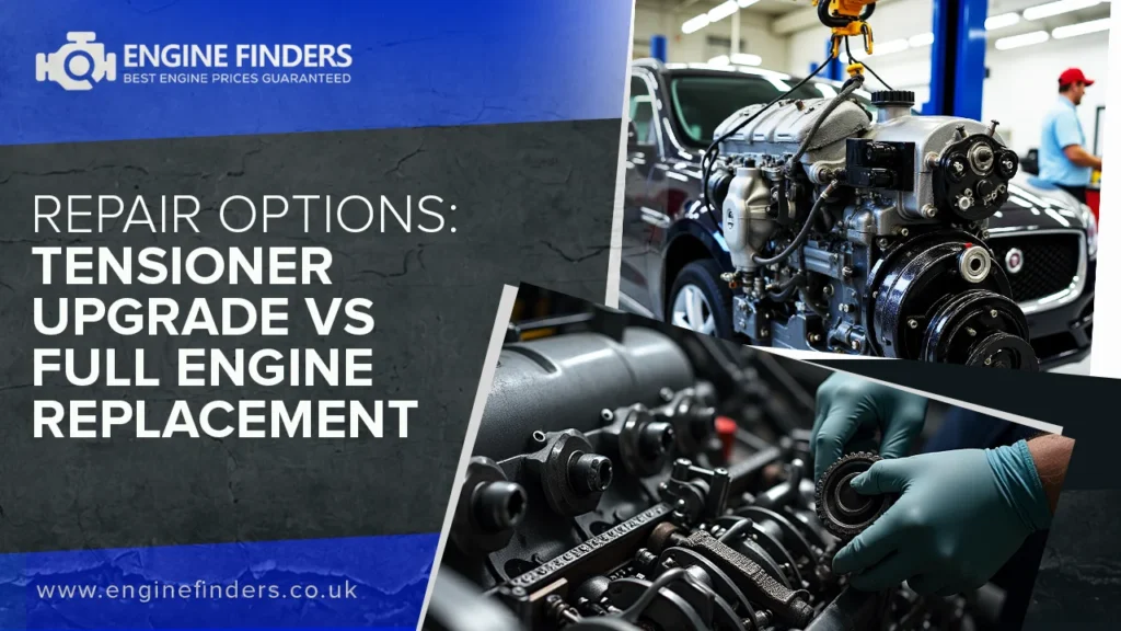 Tensioner upgrade vs full engine replacement repair options Engine Finders