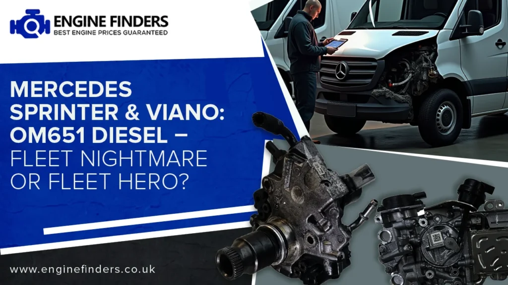 Mercedes Sprinter Viano OM651 diesel engine fleet performance analysis