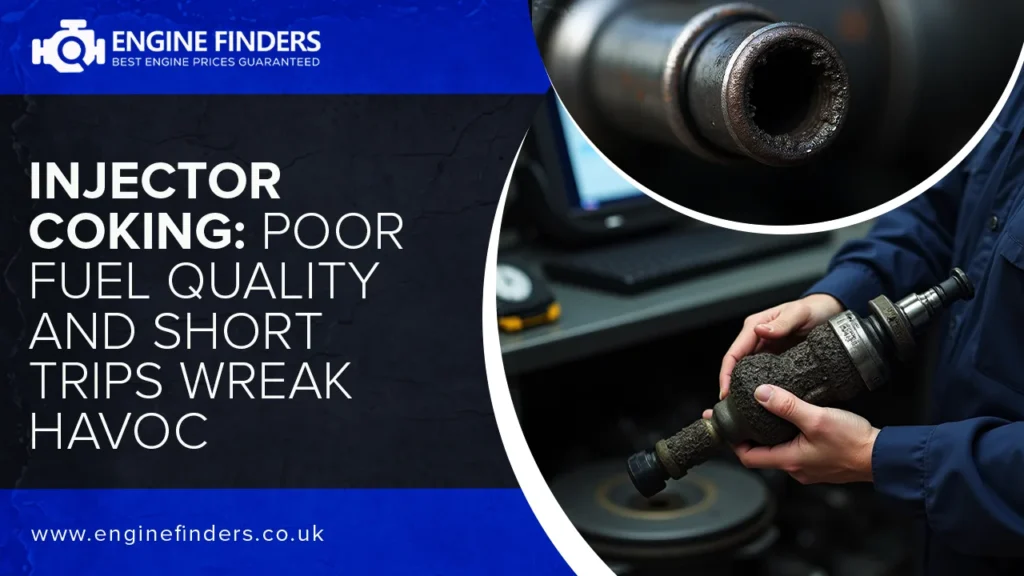 Clogged fuel injector due to poor fuel quality and short trips – Engine Finders explains injector coking issues in OM651 engines