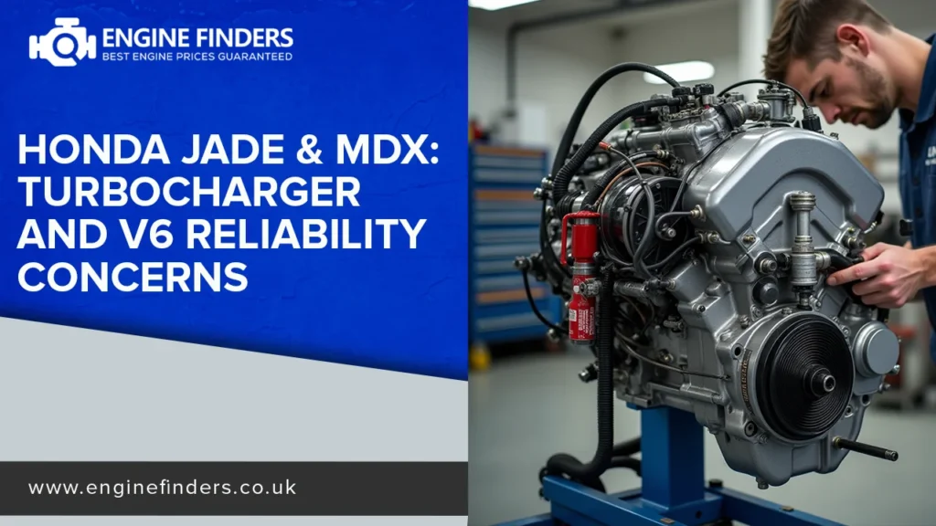 Honda Jade & MDX turbocharger and V6 reliability concerns | Engine Finders technician inspecting engine components