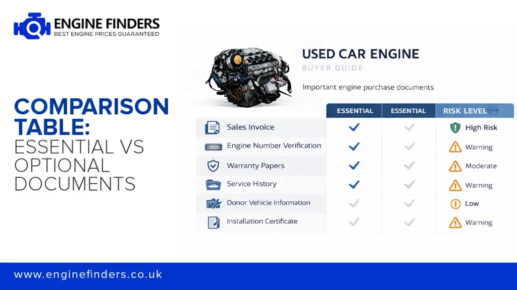 Used Engine Documents Checklist: What You Need | EngineFinders